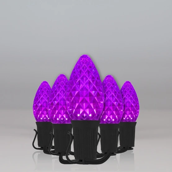 C7 Purple OptiCore Commercial LED Halloween String Lights 10 C7 Purple OptiCore Commercial LED Halloween String Lights - Image 8