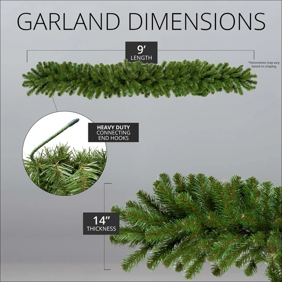 Sequoia Fir Commercial Unlit Christmas Garland 7 Sequoia Fir Commercial Unlit Christmas Garland - Image 5