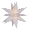 Aurora Superstar TM LED Fold-Flat White Moravian Star Light, Outdoor Rated -Xmas Lights Store 17in Moravian Aurora Star Lights White 6980