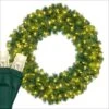 Olympia Pine Prelit Commercial LED Holiday Christmas Wreath, Warm White Lights -Xmas Lights Store 36in LED Olympia Wreath Product