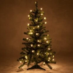 3' Douglas Fir Tabletop Christmas Tree, 50 Clear Lamps