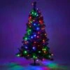 3' Walkway Pre-Lit Winchester Fir Tree, 100 Multicolored LED Lamps -Xmas Lights Store 3ft Multicolor LED Walkway Fir Tree Glow 5214