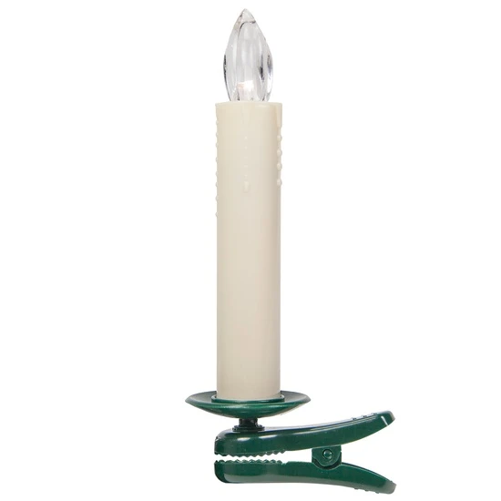 5.5" Dimmable LED Christmas Tree Candles With Remote, Set Of 10 3 5.5" Dimmable LED Christmas Tree Candles With Remote, Set Of 10