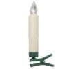 3.5" Dimmable LED Christmas Tree Candles With Remote, Set Of 10 -Xmas Lights Store Battery Operated Candle Sm Clip On 5807