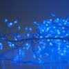 Blue LED Fairy Garland Lights, Silver Wire -Xmas Lights Store Blue LED Cluster Fairy Vine Lights 8189