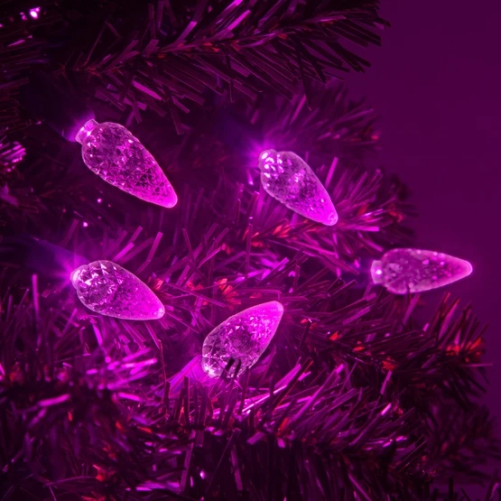 C6 Pink LED String Lights 70 Lights, 24 Feet 10 C6 Pink LED String Lights 70 Lights, 24 Feet - Image 8