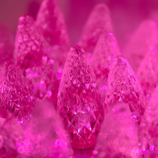 C6 Pink LED String Lights 70 Lights, 24 Feet 4 C6 Pink LED String Lights 70 Lights, 24 Feet - Image 2