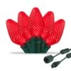 Commercial C7 Red LED Christmas Lights -Xmas Lights Store C7 20406 RED GW Product