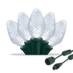 Commercial C7 Cool White LED Christmas Lights