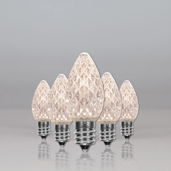 C7 Warm White OptiCore LED Christmas Light Bulbs 4 C7 Warm White OptiCore LED Christmas Light Bulbs - Image 2
