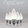 C7 Cool White Smooth OptiCore LED Christmas Light Bulbs LED Bulbs -Xmas Lights Store C7 Bulbs LED OptiCore Smooth Cool White Product