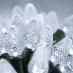 Commercial C7 Cool White LED Christmas Lights -Xmas Lights Store C7 Cool White LED Christmas Spirit Lights 4173cw