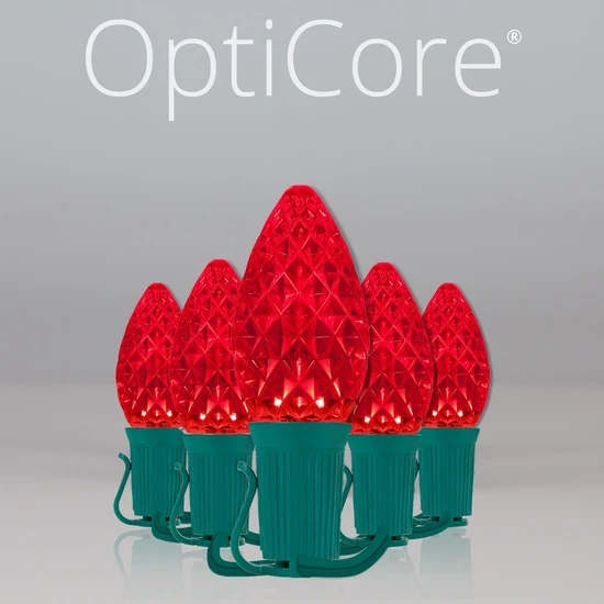 C7 Red OptiCore Commercial LED Christmas String Lights 3 C7 Red OptiCore Commercial LED Christmas String Lights