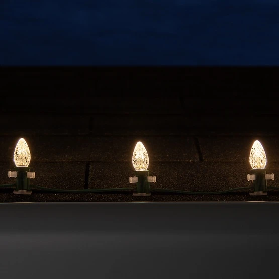 C7 Warm White OptiCore LED Christmas Light Bulbs 8 C7 Warm White OptiCore LED Christmas Light Bulbs - Image 6