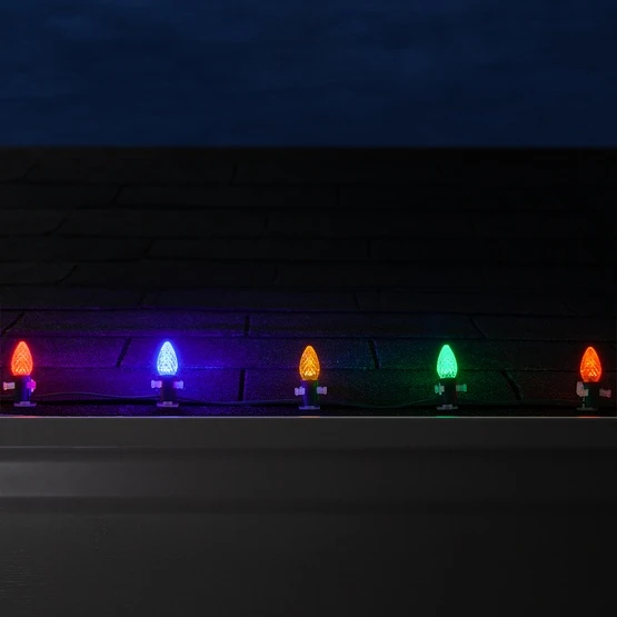 C7 Multicolor OptiCore Commercial LED Christmas String Lights - Image 6