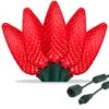 Commercial Red C9 LED Christmas Lights 25 Lights, 25 Feet -Xmas Lights Store C9 19145 RED GW Product