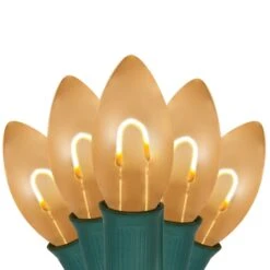 C9 Warm White FlexFilament Commercial LED Shatterproof Vintage Christmas String Lights