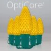 C9 Gold OptiCore Commercial LED Christmas String Lights -Xmas Lights Store C9 Faceted OptiCore LED Christmas Light Set Yellow Green Wire Product