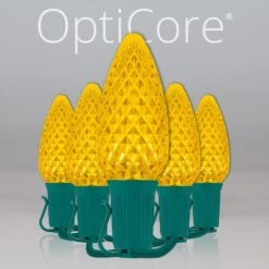 C9 Gold OptiCore Commercial LED Christmas String Lights