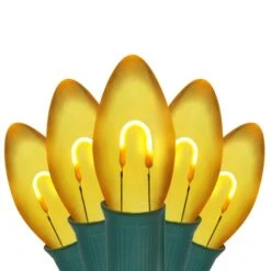 C9 Gold FlexFilament Commercial LED Shatterproof Vintage Christmas String Lights