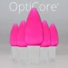 C9 Pink Smooth OptiCore Commercial LED -Xmas Lights Store C9 Smooth OptiCore LED Christmas Light Set Pink White Wire Product