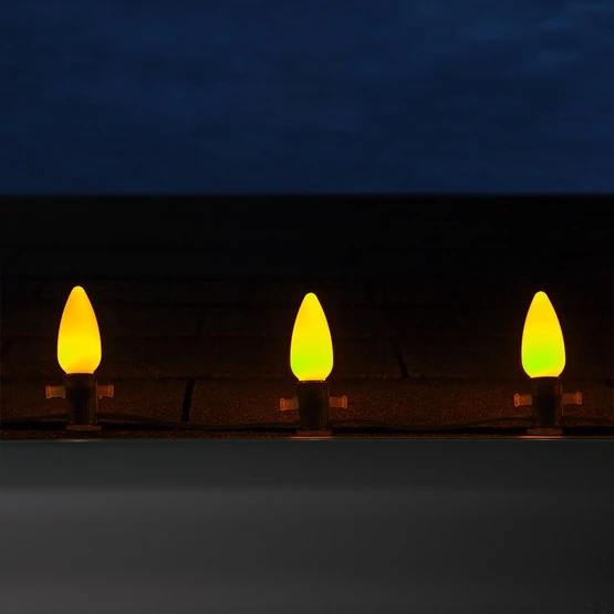 C9 Gold Smooth OptiCore Commercial LED Christmas String Lights - Image 6