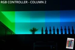 RGB 24V High Output LED Strip Light 20 Ft -Xmas Lights Store Column2 RGB Controller Strip Light 1