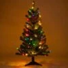 3' Douglas Fir Tabletop Christmas Tree, 50 Multicolored Lamps -Xmas Lights Store Douglas Fir Table Top Tree 3ft Multi 3468