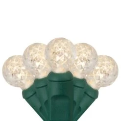 G12 Warm White LED String Lights 70 Lights, 24 Feet