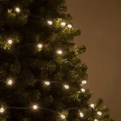 G12 Warm White LED String Lights 70 Lights, 24 Feet -Xmas Lights Store G12 Warm White LED String Lights Tree 4648