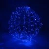Blue LED, Commercial Mega Sphere Christmas Light Ball, Fold Flat 1 Blue LED, Commercial Mega Sphere Christmas Light Ball, Fold Flat -Xmas Lights Store InUse Megasphere Blue 20in ground