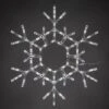 LED Folding Snowflake, Cool White Lights 36 In, 105 Lights -Xmas Lights Store LED CW Fold Flat Snowflake 0393 Glow