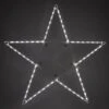 LED 5 Point Folding Star, Cool White Lights -Xmas Lights Store LED CW Fold Flat Star 0358 Glow