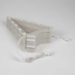 LED 5 Point Folding Star, Warm White Lights -Xmas Lights Store LED Fold Flat Star 0476