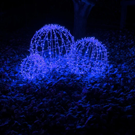 Blue LED, Commercial Mega Sphere Christmas Light Ball, Fold Flat 8 Blue LED, Commercial Mega Sphere Christmas Light Ball, Fold Flat - Image 6