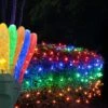 M5 Multicolor LED Net Lights, Green Wire 100 Lights, 4' X 6' Net 1 M5 Multicolor LED Net Lights, Green Wire 100 Lights, 4' X 6' Net -Xmas Lights Store M5 overlay Multi Color