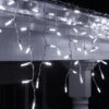 M5 Cool White LED Icicle Lights 7 Ft. Lighted Length, 70 Lights -Xmas Lights Store M5 white LED icicle lights 6969 1014
