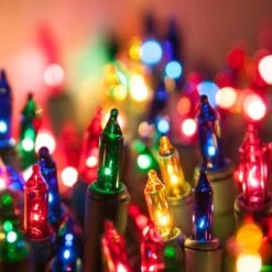 Xmas Lights Store -Xmas Lights Store Multicolor Christmas Mini Lights Green Wire 5284 1