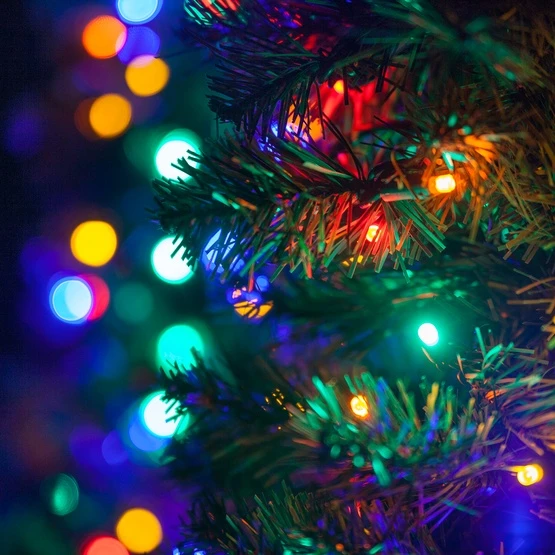 3' Walkway Pre-Lit Winchester Fir Tree, 100 Multicolored LED Lamps 7 3' Walkway Pre-Lit Winchester Fir Tree, 100 Multicolored LED Lamps - Image 5