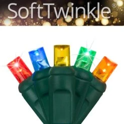5mm Multi Color SoftTwinkle LED Christmas Lights