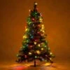 3' Walkway Pre-Lit Winchester Fir Tree, 100 Multicolored Lamps -Xmas Lights Store Multicolor Walkway Fir Tree Glow 1722