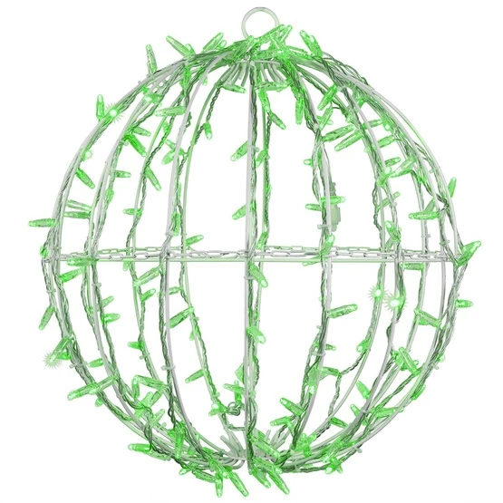 Green LED, Commercial Mega Sphere Christmas Light Ball, Fold Flat 9 Green LED, Commercial Mega Sphere Christmas Light Ball, Fold Flat - Image 7