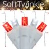 5mm Cool White, Red SoftTwinkle LED Icicle Lights 7 Ft. Lighted Length, 70 Lights 1 5mm Cool White, Red SoftTwinkle LED Icicle Lights 7 Ft. Lighted Length, 70 Lights -Xmas Lights Store Red Cool White SoftTwinkle Icicle Product