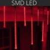 T8 Red Grand Cascade SMD LED Light Tubes, E17 Base -Xmas Lights Store Red LED Grand Cascade Tubes temp house