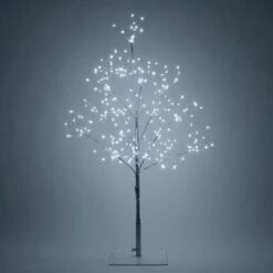 Silver Fairy Light LED Tree