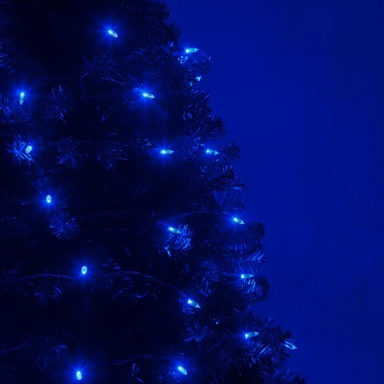 T5 Blue LED Christmas Tree Lights 50 Lights, 25.5 Feet 8 T5 Blue LED Christmas Tree Lights 50 Lights, 25.5 Feet - Image 6