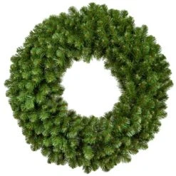 Sequoia Fir Commercial Unlit Wreath -Xmas Lights Store Unlit Sequoia Wreath 0683