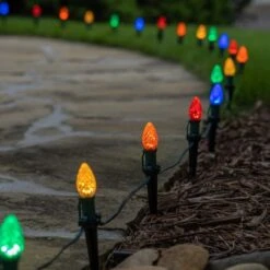 C7 Multicolor OptiCore Commercial LED Christmas String Lights -Xmas Lights Store c7 led multicolor