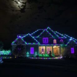 C9 Purple OptiCore LED Christmas Light Bulbs -Xmas Lights Store c9 led purple green