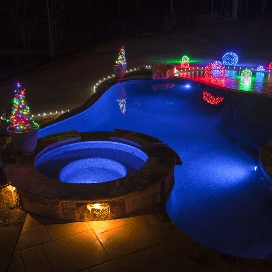 3' Walkway Pre-Lit Winchester Fir Tree, 100 Multicolored LED Lamps 9 3' Walkway Pre-Lit Winchester Fir Tree, 100 Multicolored LED Lamps - Image 7